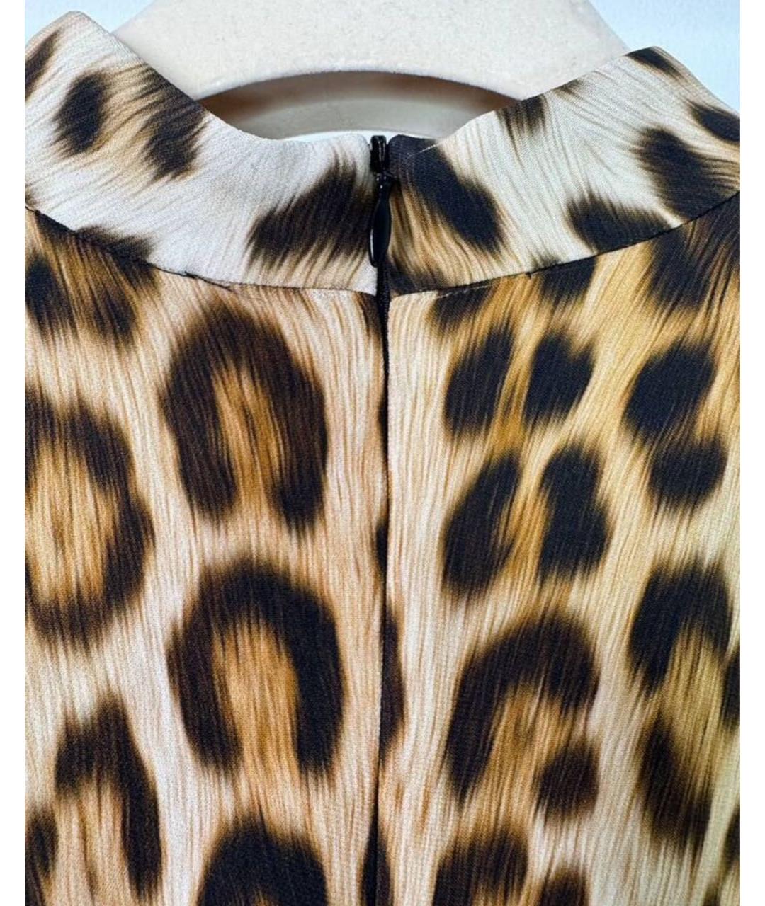 ROBERTO CAVALLI Мульти вискозное повседневное платье, фото 7