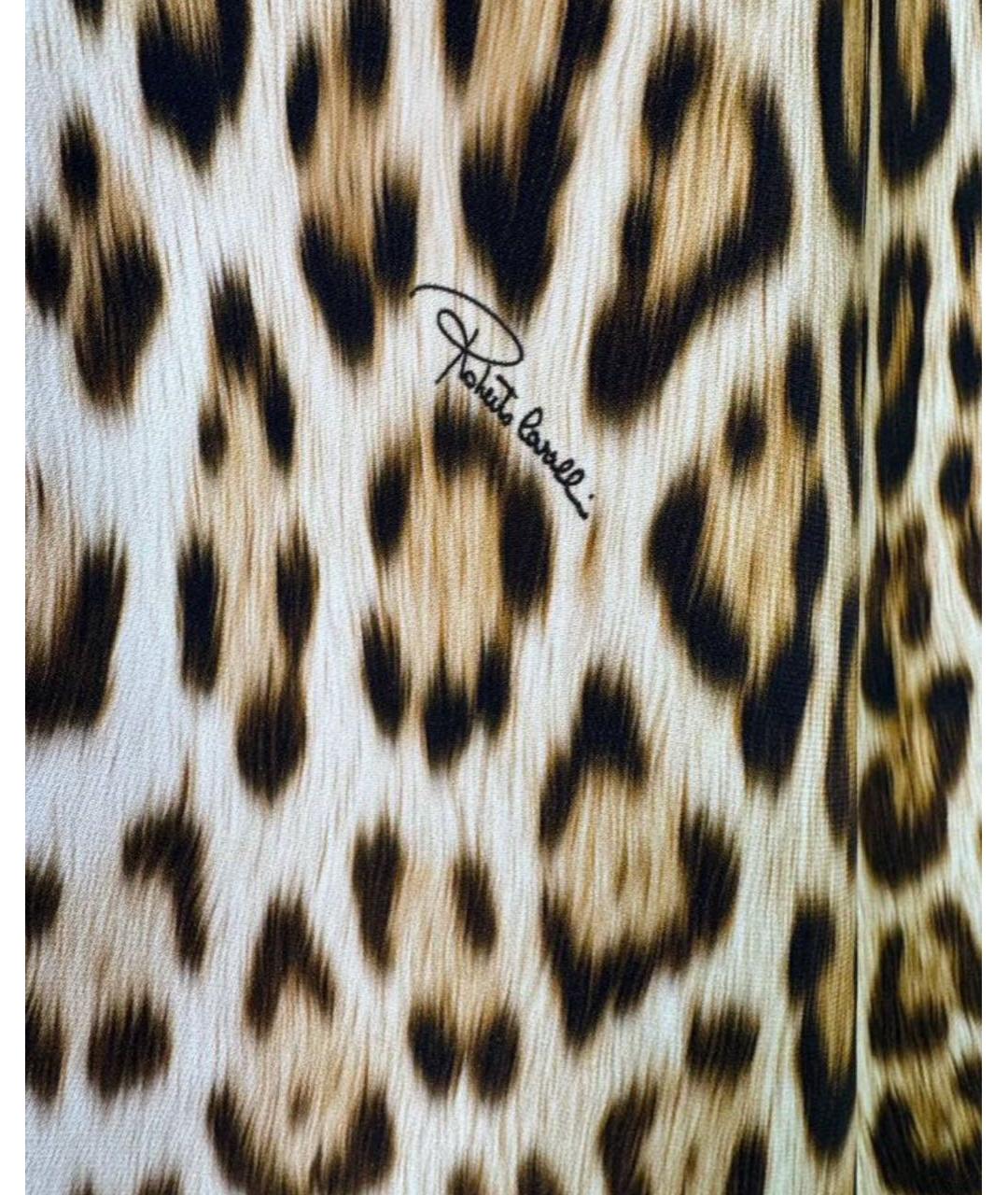 ROBERTO CAVALLI Мульти вискозное повседневное платье, фото 6