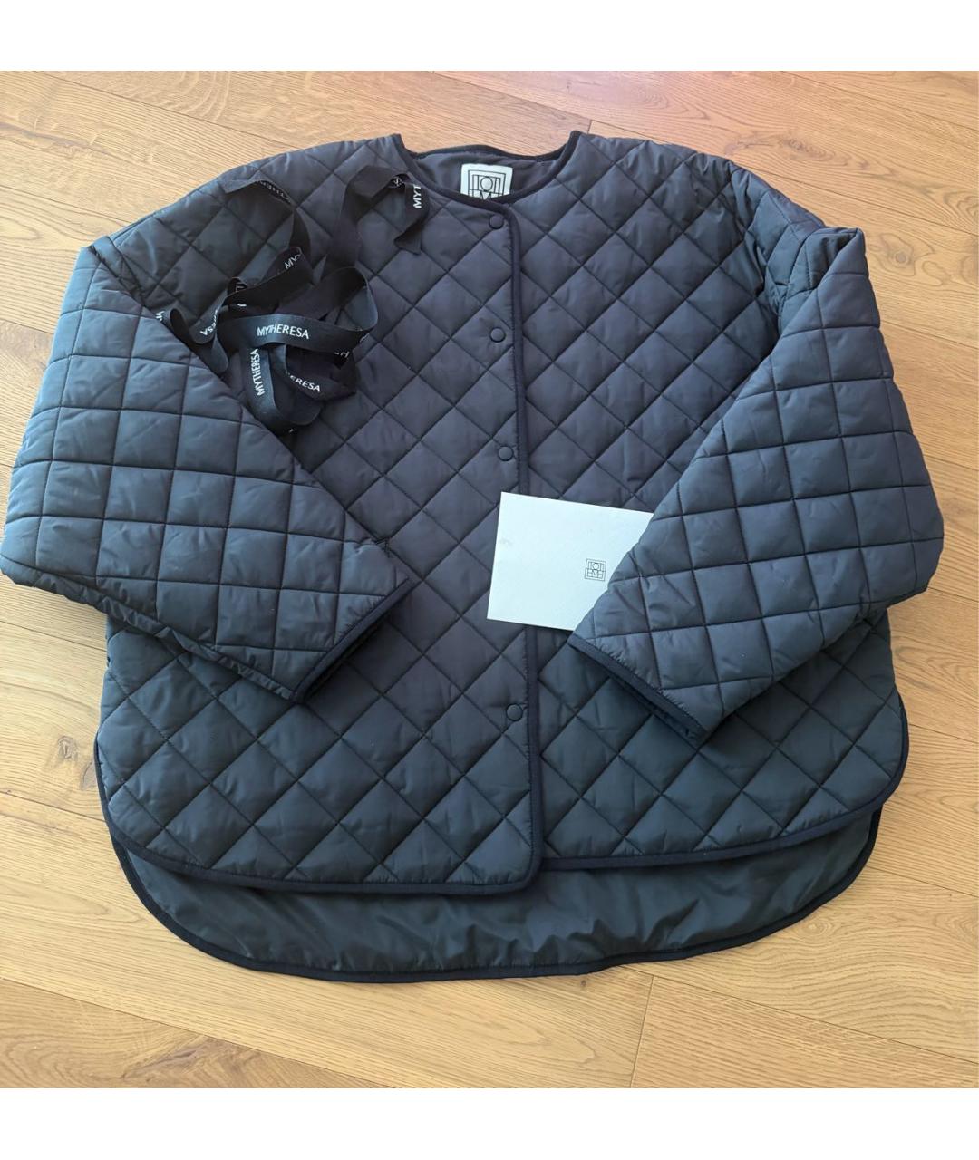 TOTEME Черная полиэстеровая куртка, фото 3