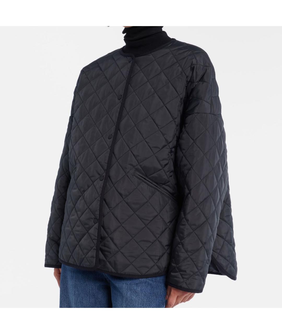 TOTEME Черная полиэстеровая куртка, фото 6