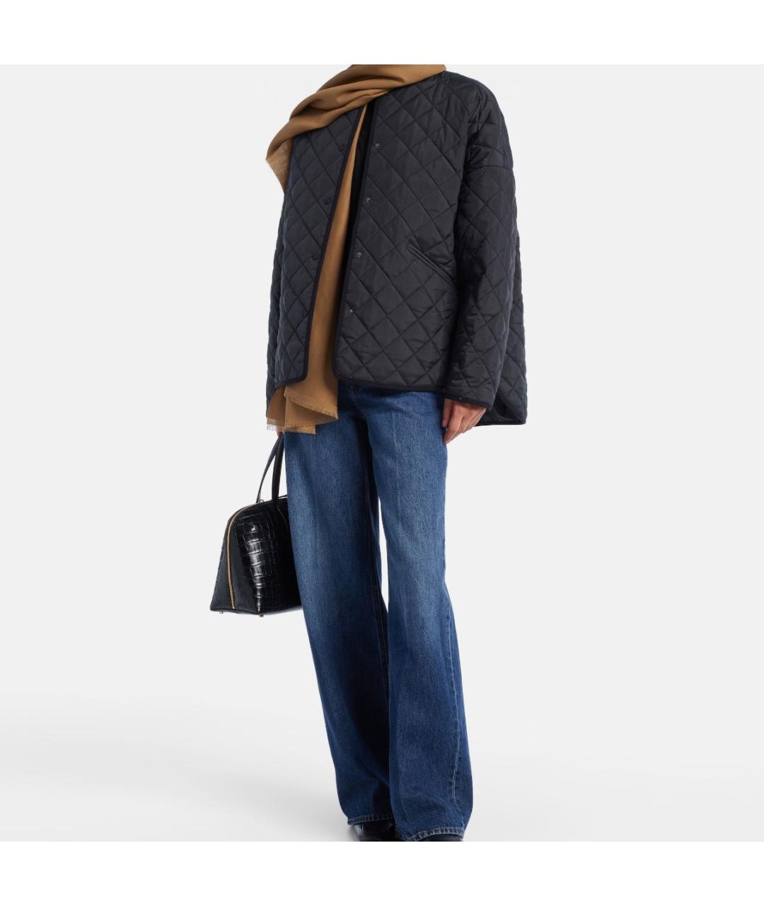 TOTEME Черная полиэстеровая куртка, фото 2