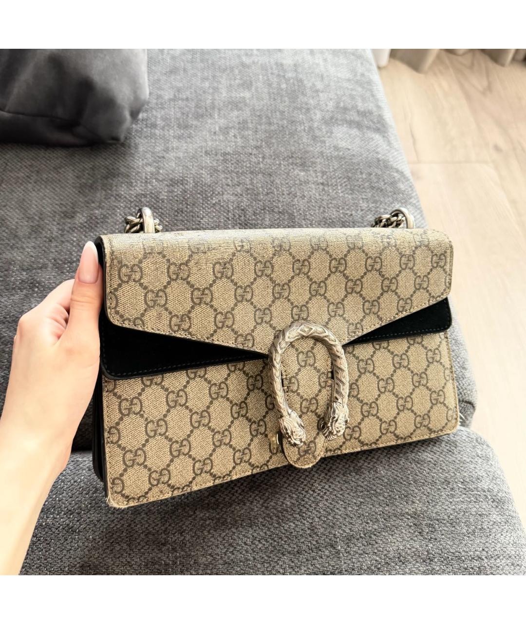 GUCCI Бежевая сумка тоут, фото 2