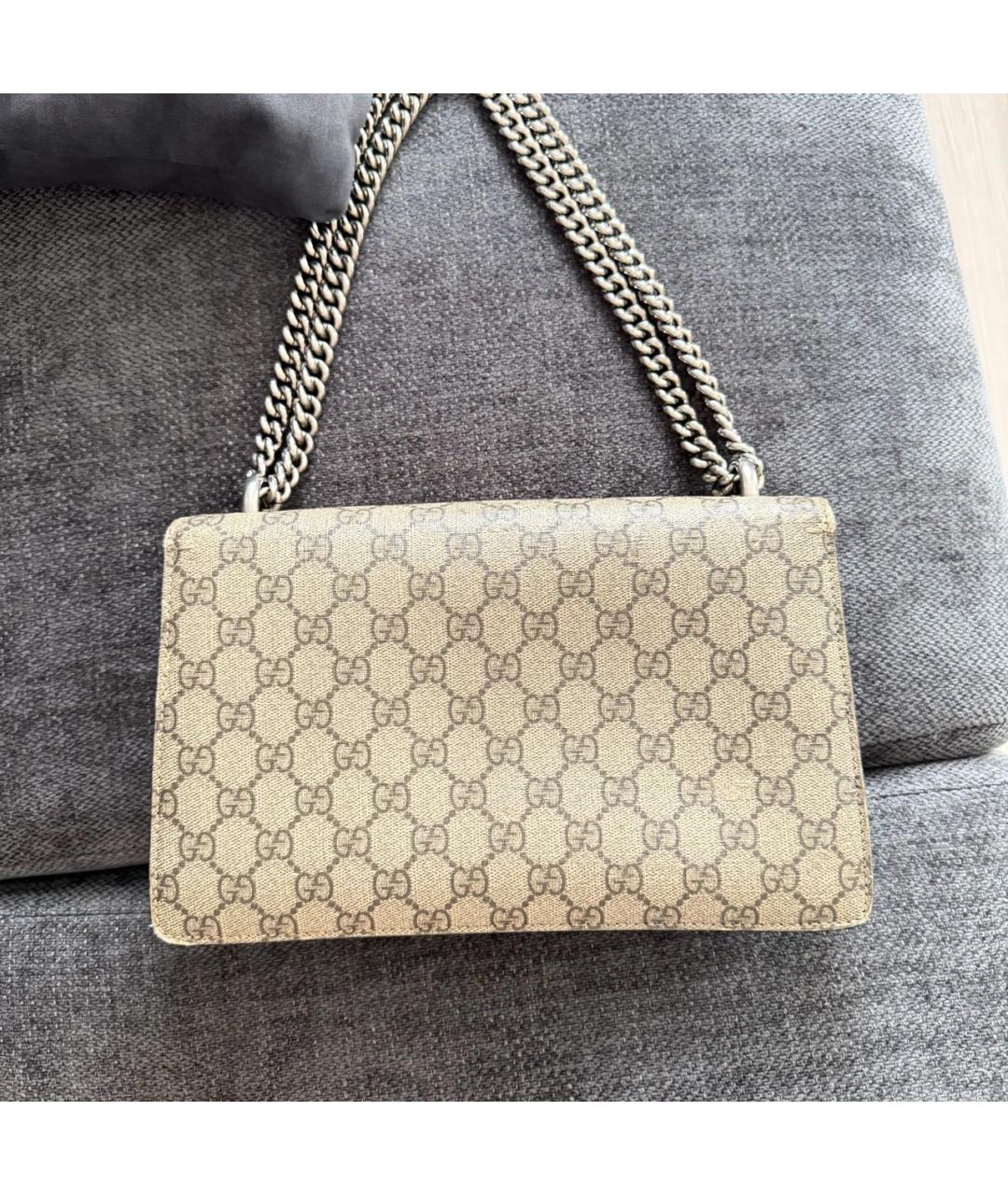 GUCCI Бежевая сумка тоут, фото 3