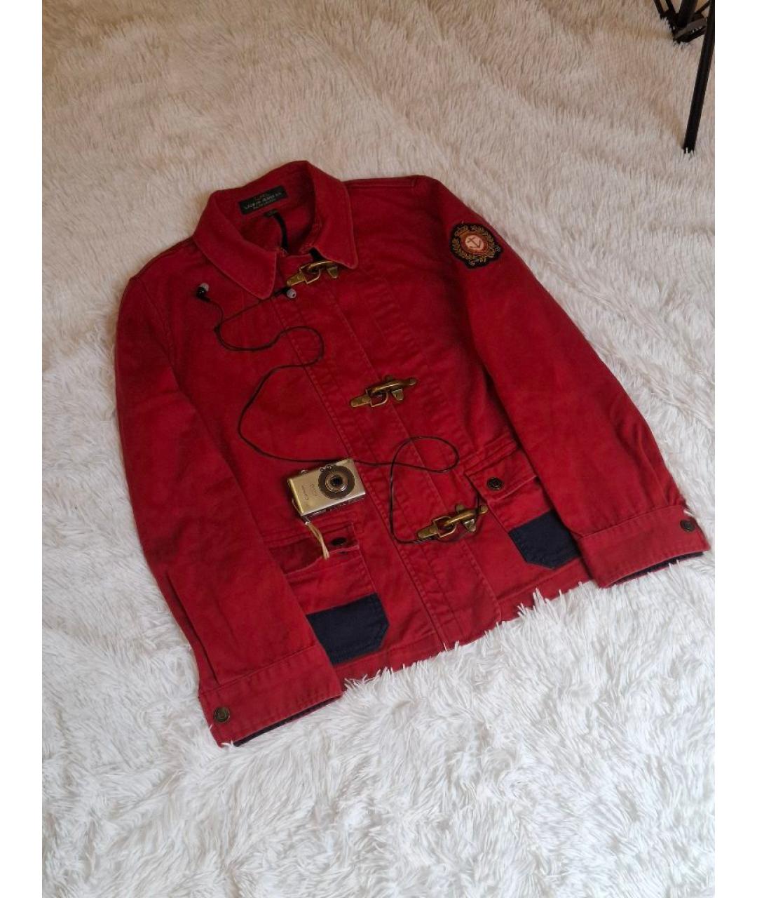 POLO RALPH LAUREN Красная деним куртка, фото 3