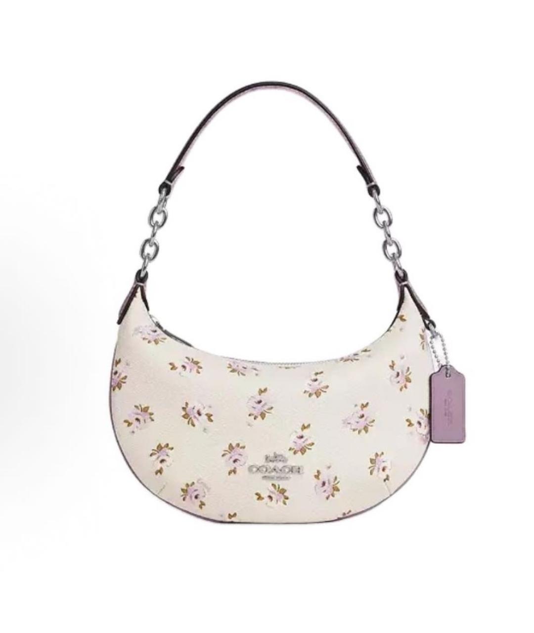 COACH Белая сумка через плечо, фото 9