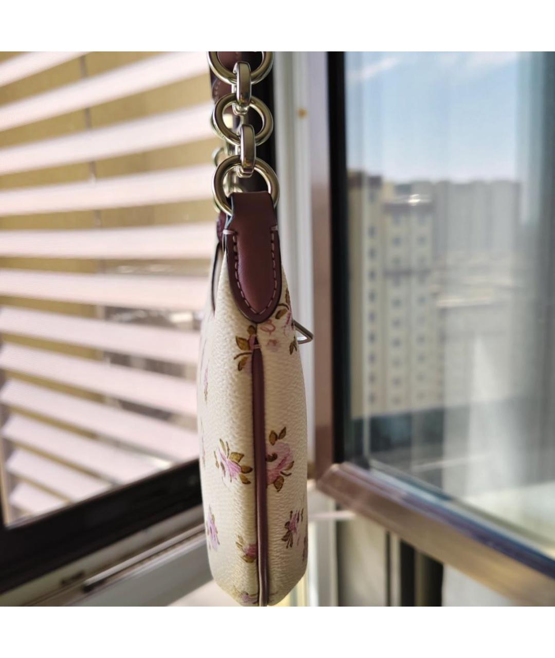 COACH Белая сумка через плечо, фото 8