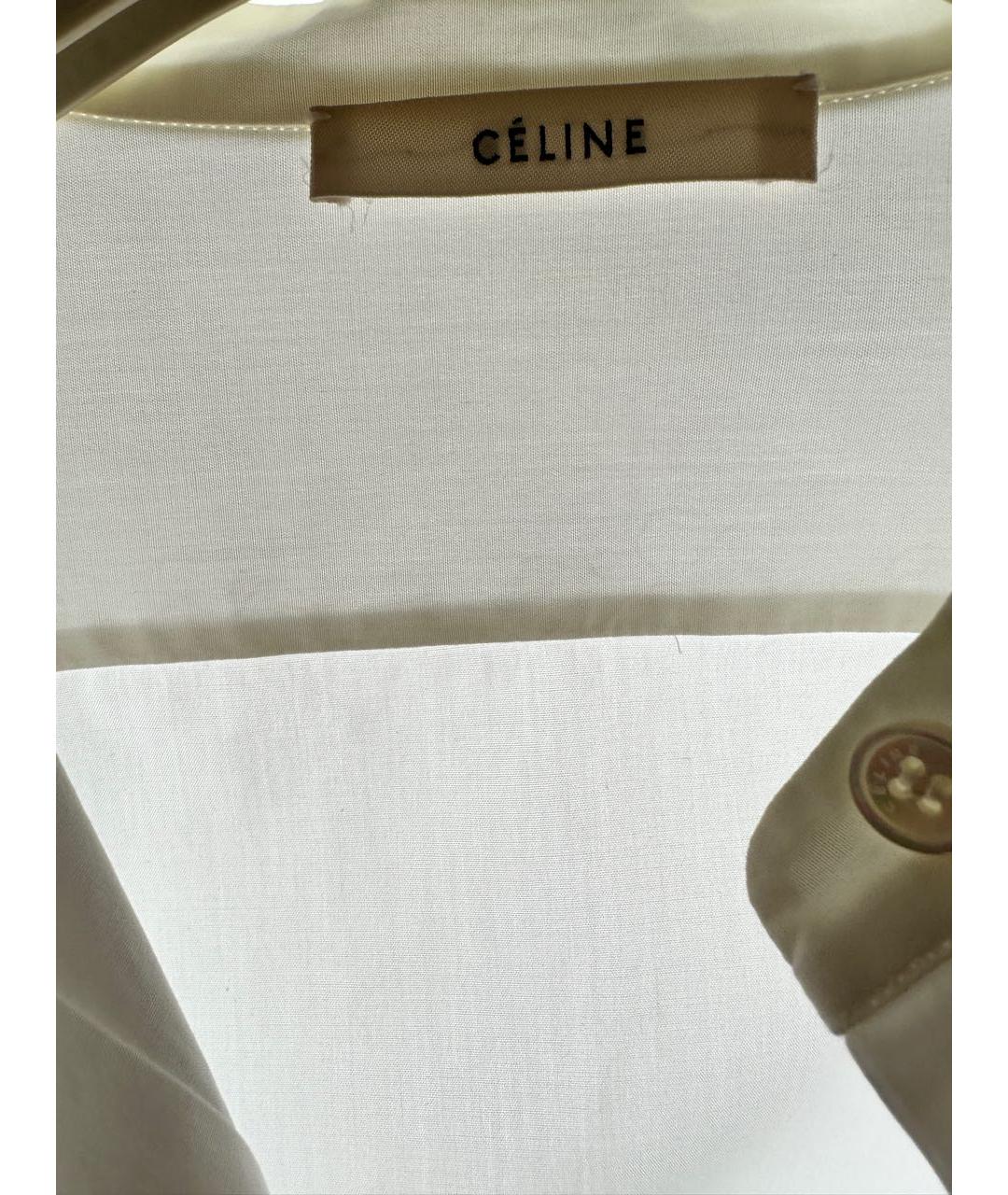 CELINE Белая рубашка, фото 3