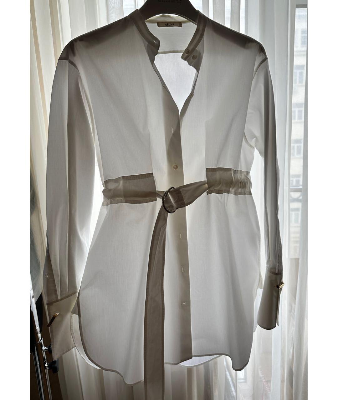 CELINE Белая рубашка, фото 9