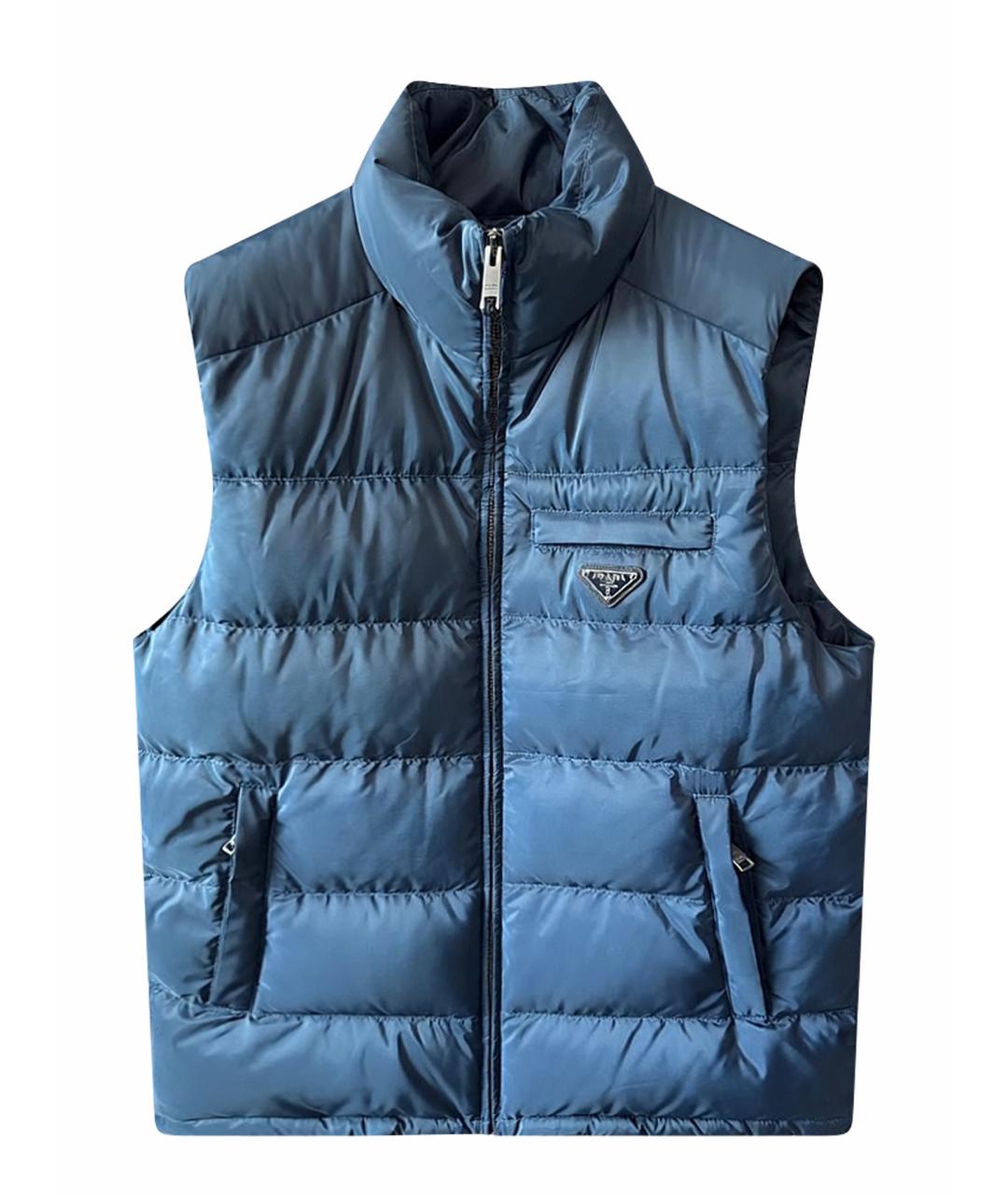 PRADA Синий жилет, фото 1