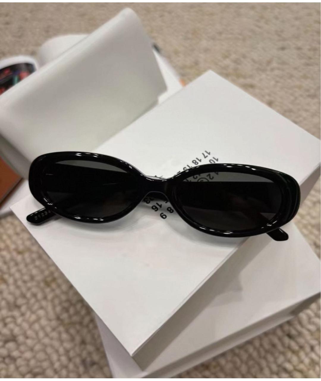 MAISON MARGIELA Черные солнцезащитные очки, фото 4
