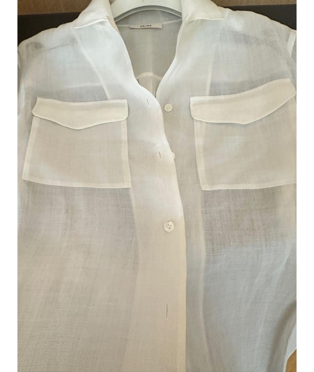 CELINE Белая рубашка, фото 4
