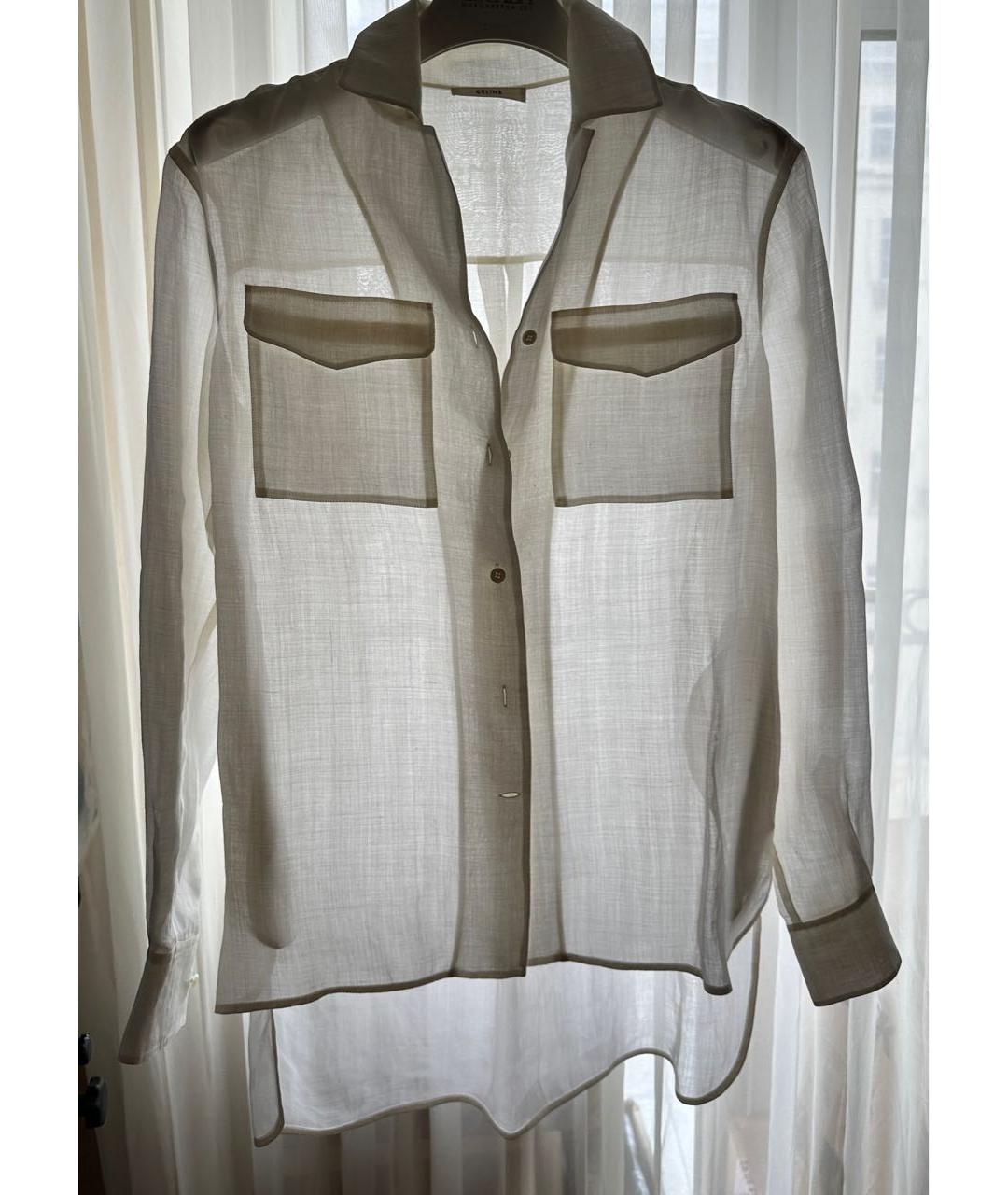 CELINE Белая рубашка, фото 9