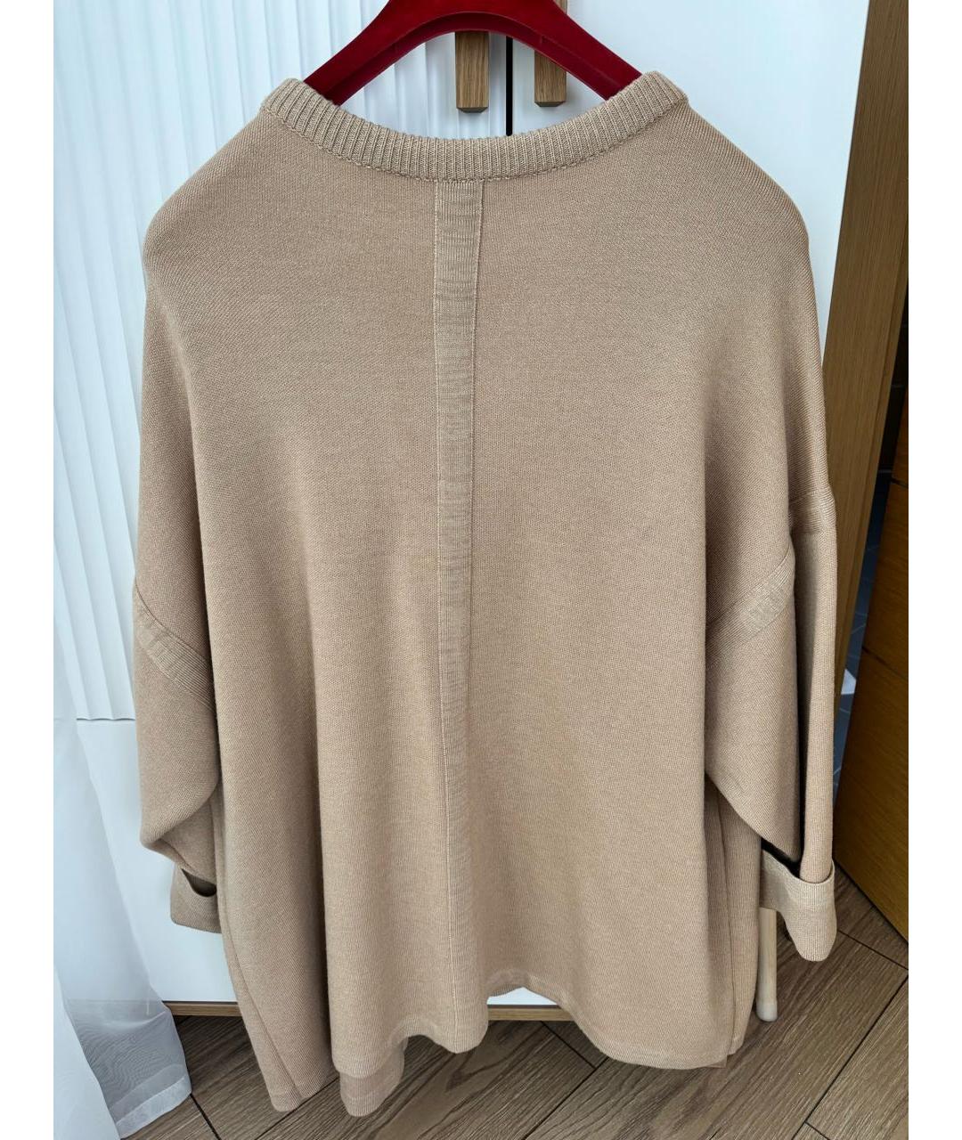 CHLOE Бежевое шерстяное пальто, фото 2