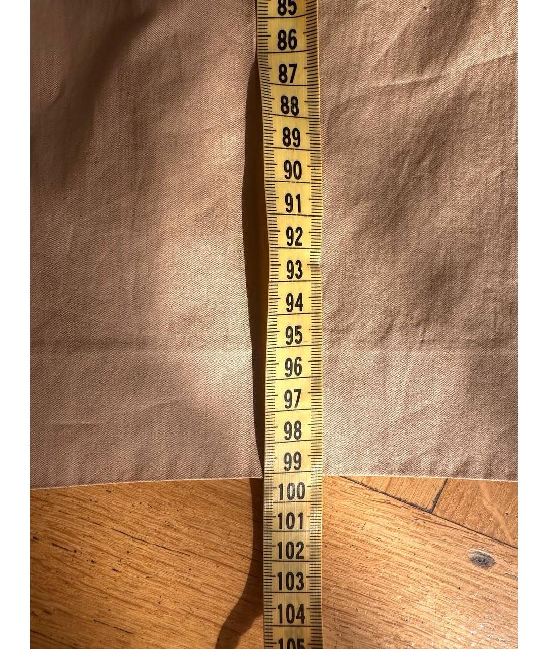 THE ROW Бежевые хлопковые брюки широкие, фото 7