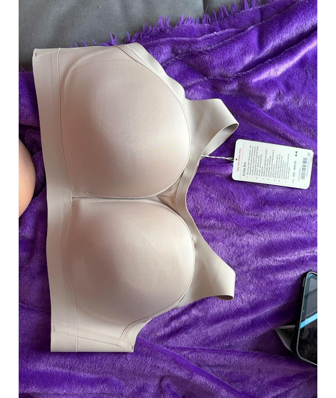 Lululemon Бежевый бюстгалтеры, фото 6