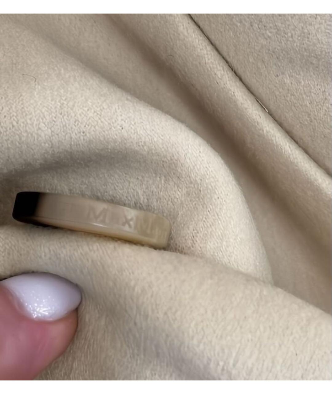 MAX MARA Желтое кашемировое пальто, фото 5