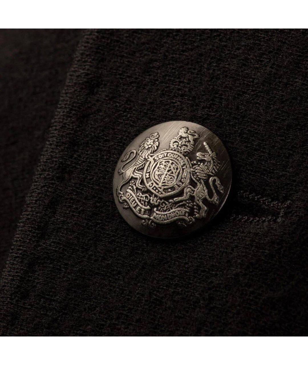 DOLCE&GABBANA Черный шерстяной пиджак, фото 4