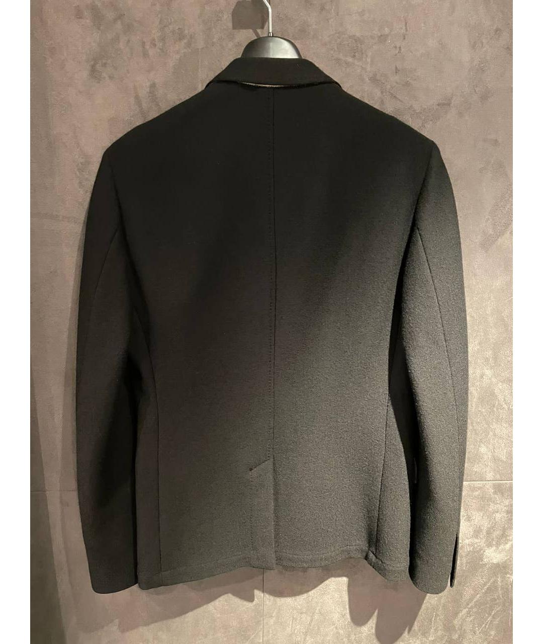 DOLCE&GABBANA Черный шерстяной пиджак, фото 6
