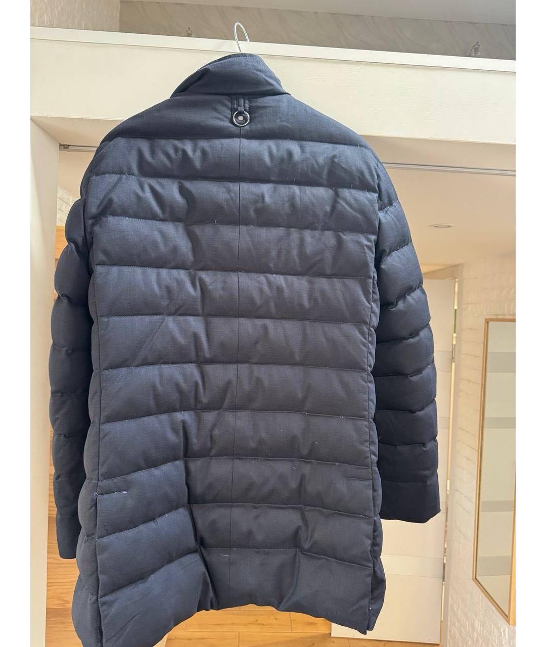 MOORER Черная шерстяная куртка, фото 2