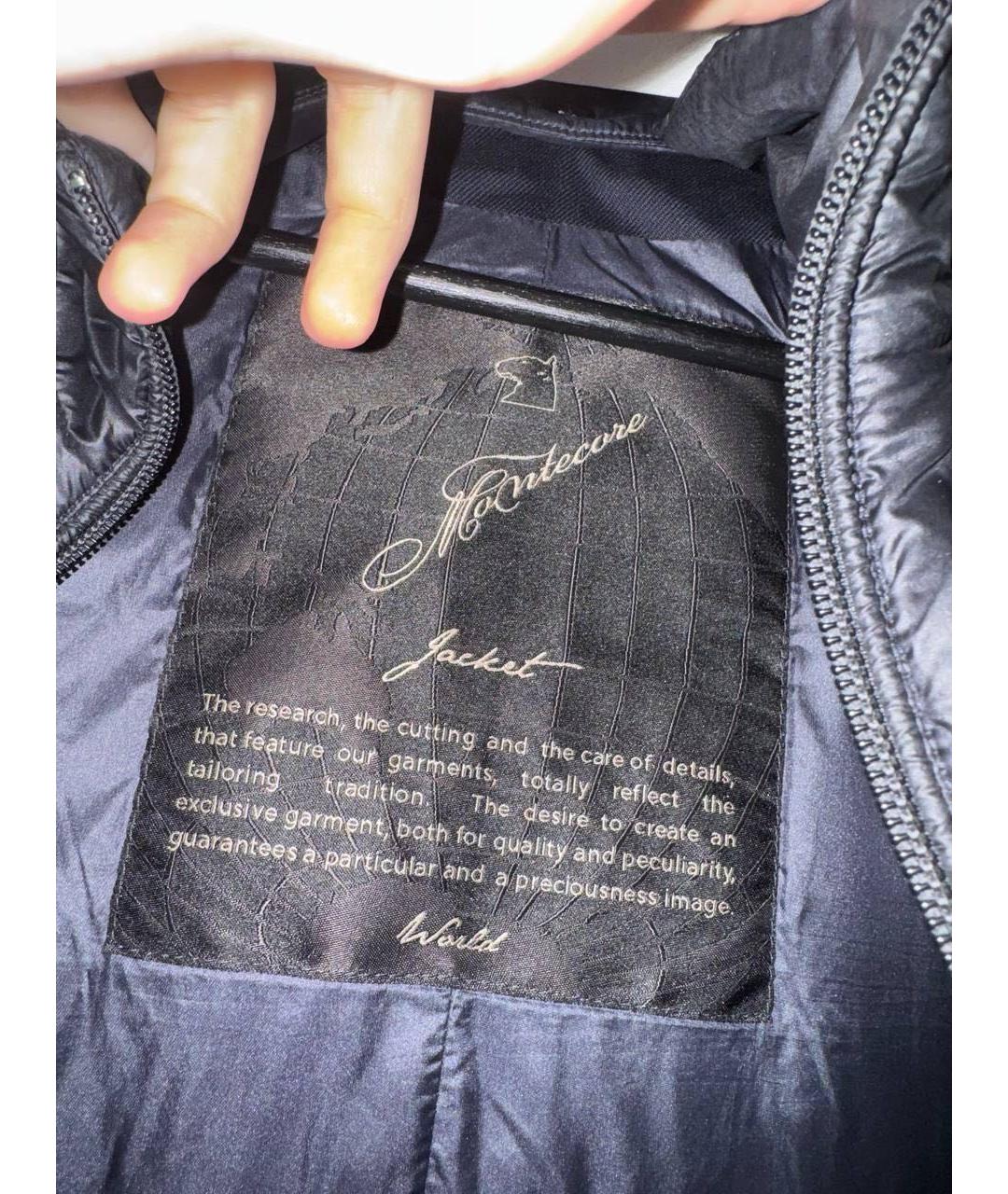 MOORER Черная шерстяная куртка, фото 5