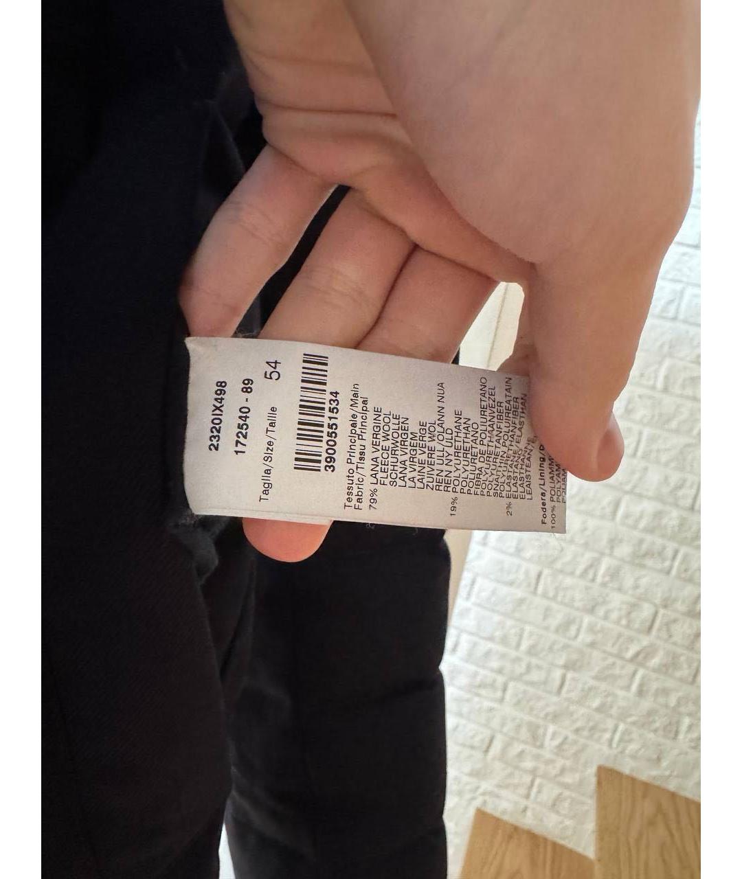 MOORER Черная шерстяная куртка, фото 7