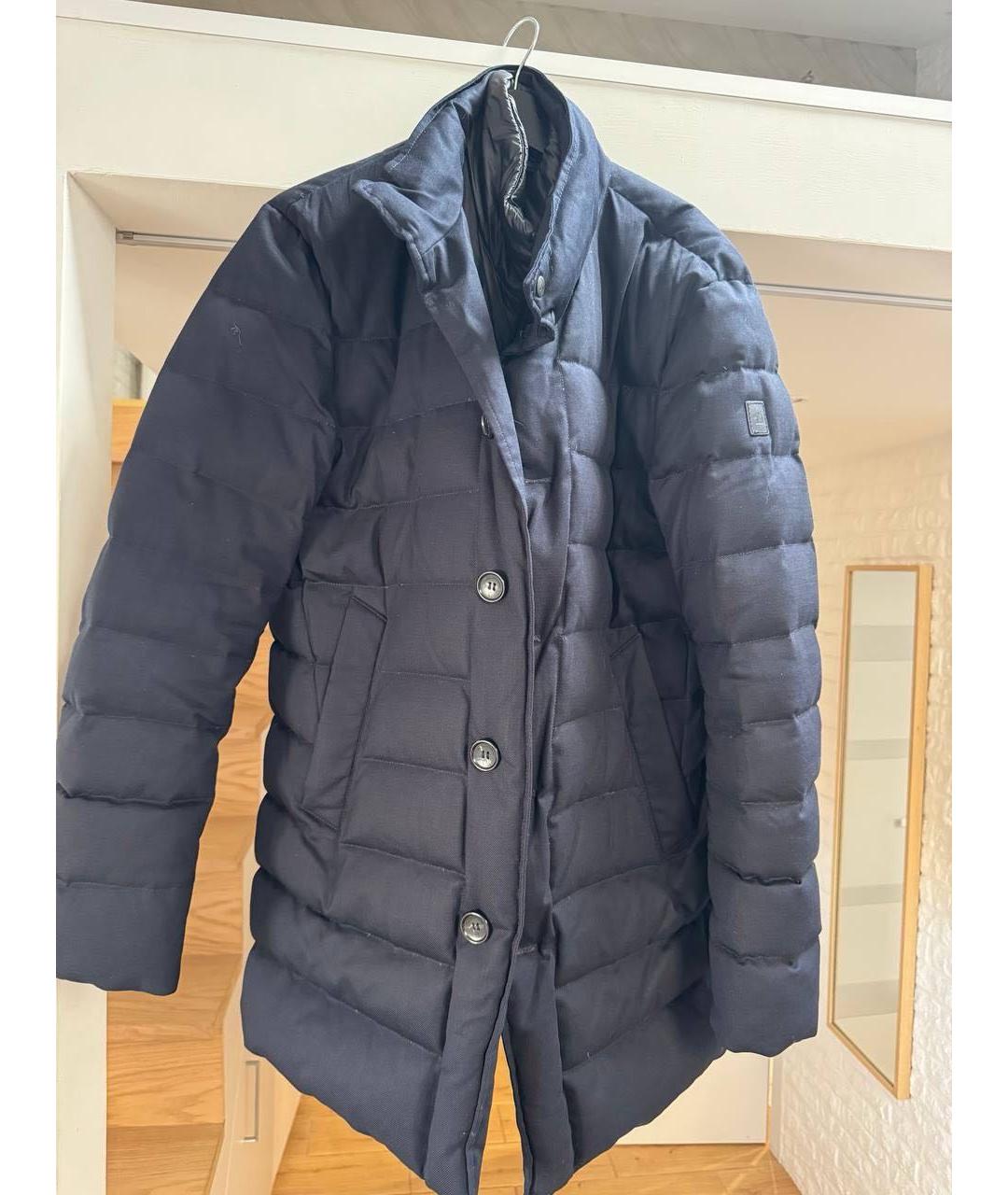 MOORER Черная шерстяная куртка, фото 8