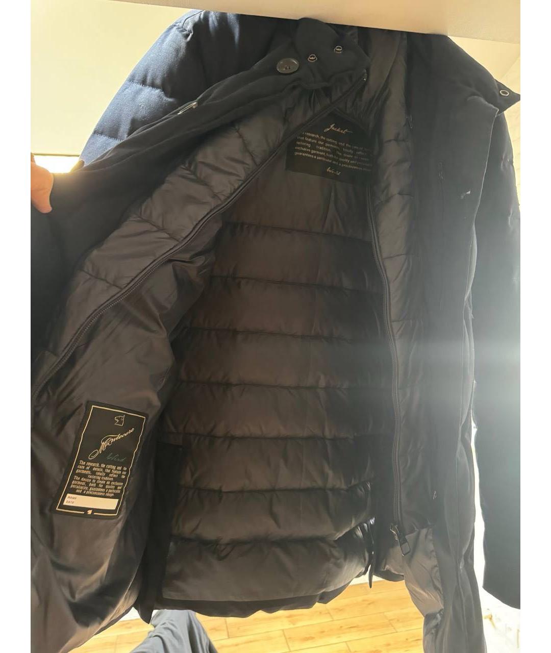 MOORER Черная шерстяная куртка, фото 3