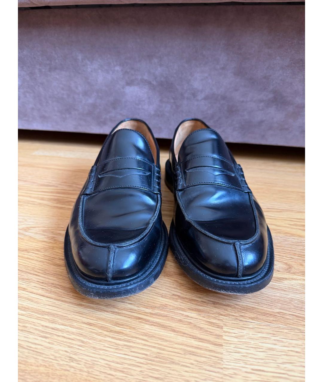 TRICKER'S Черные кожаные лоферы, фото 2