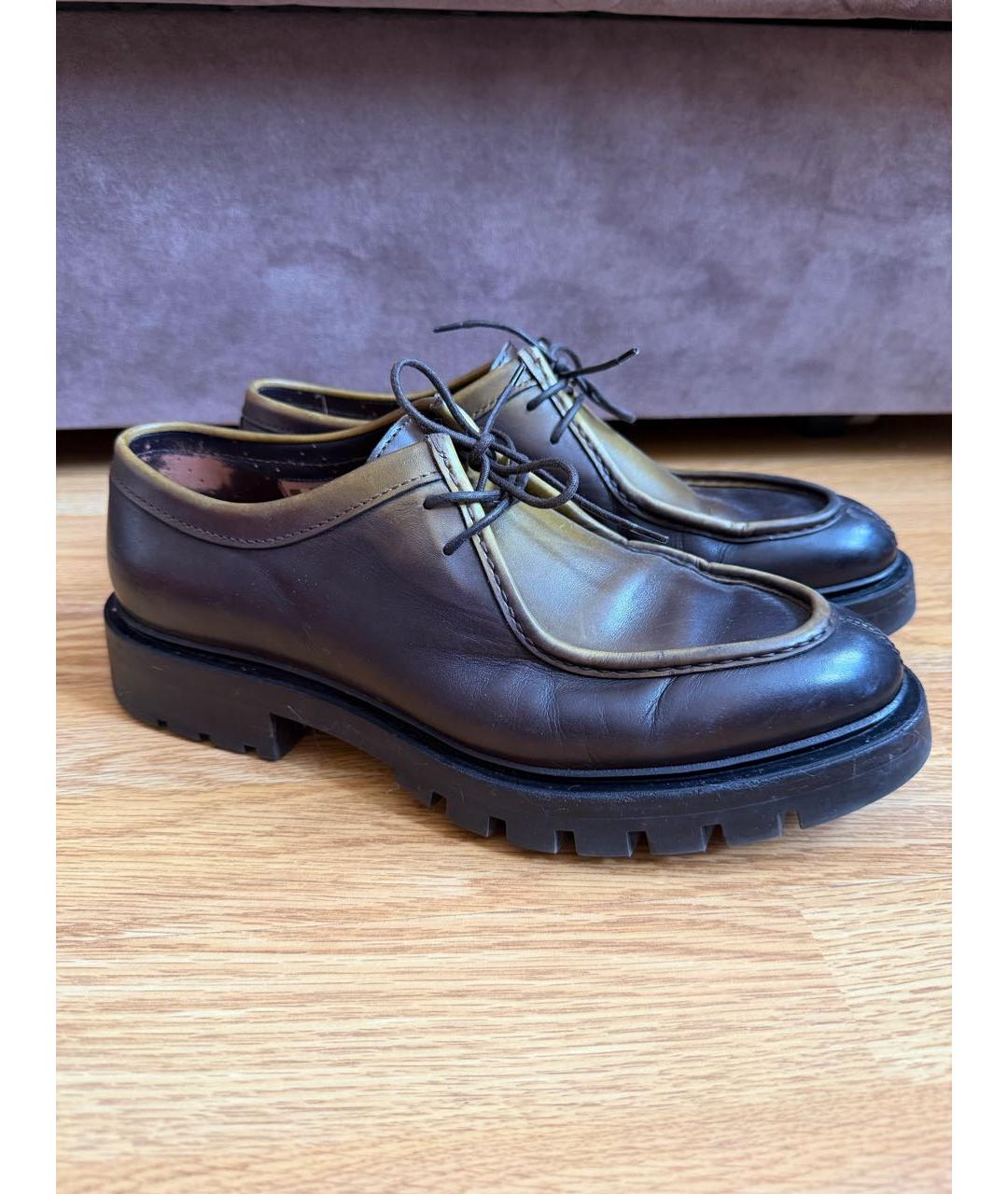 SANTONI Кожаные лоферы, фото 6