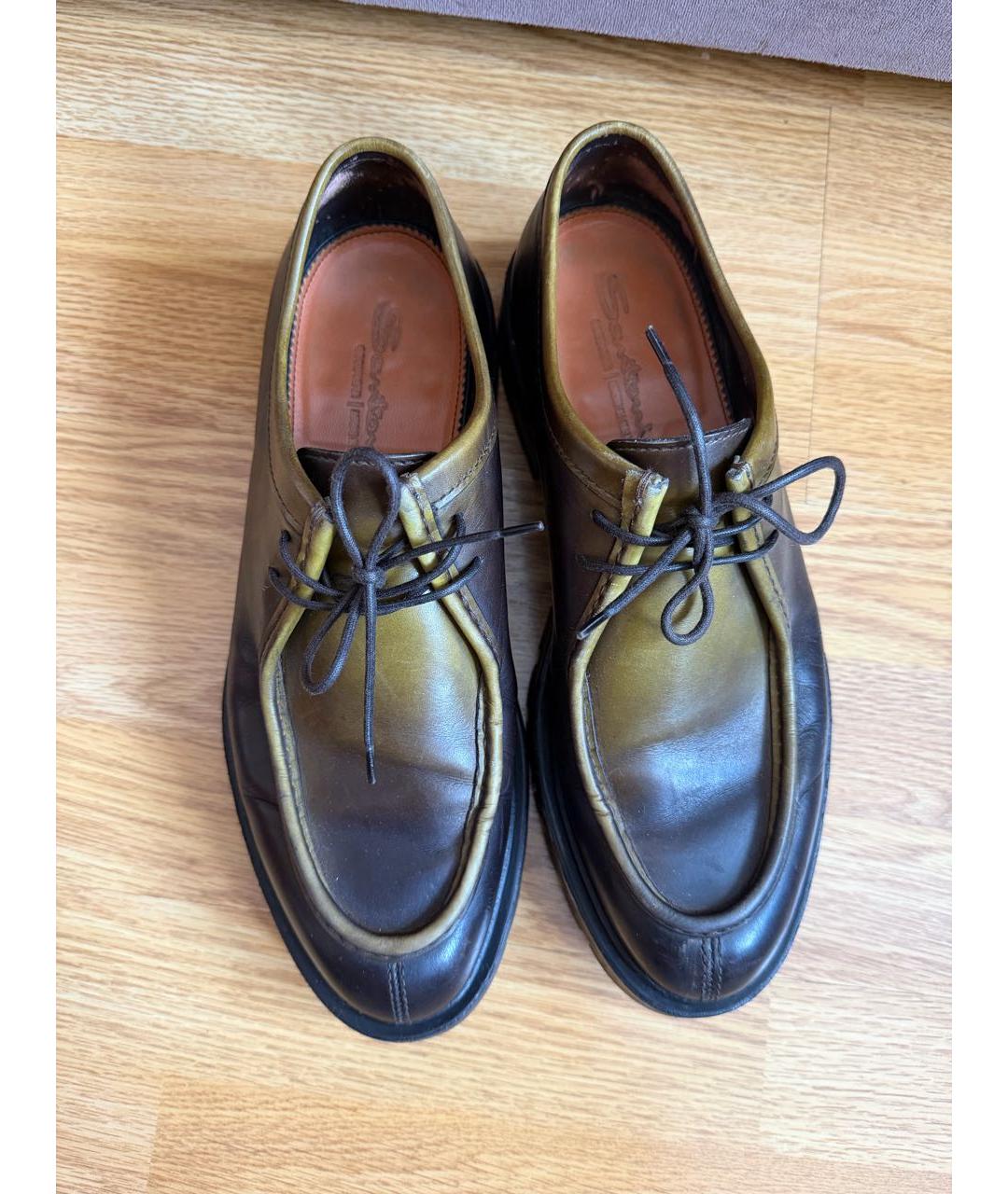 SANTONI Кожаные лоферы, фото 3