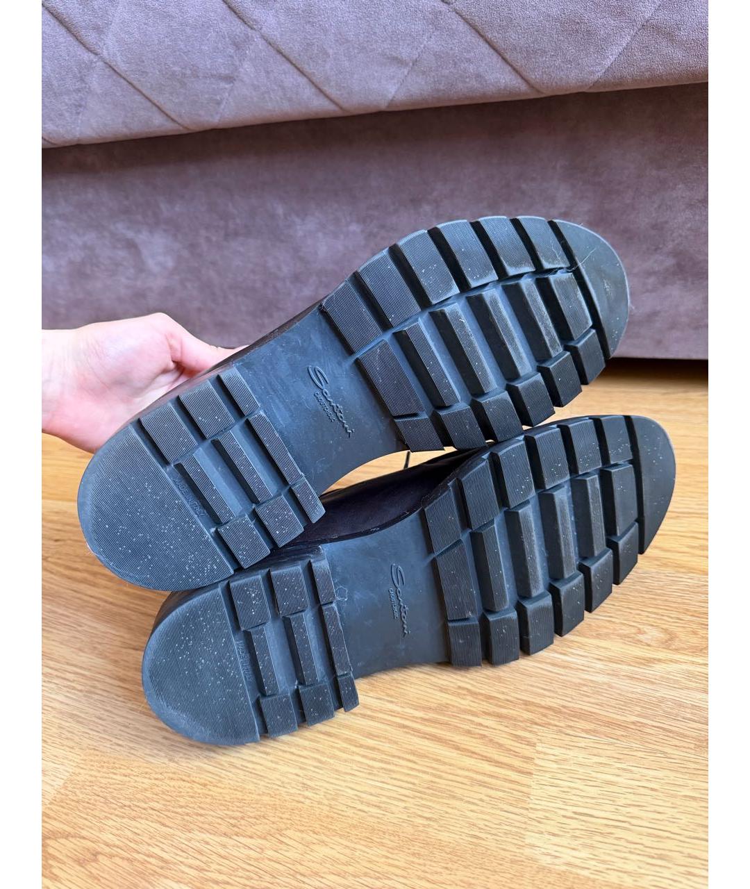 SANTONI Кожаные лоферы, фото 5