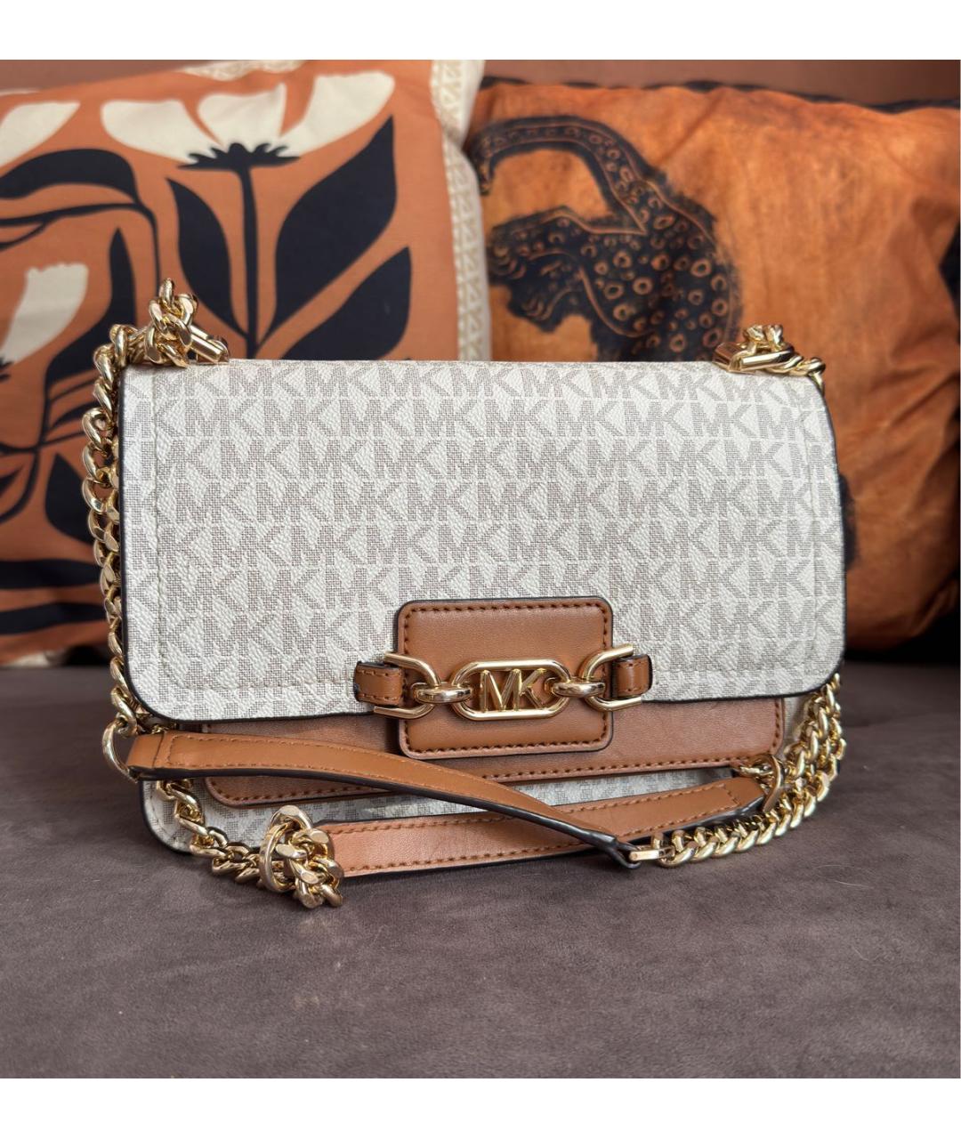 MICHAEL KORS Бежевая сумка через плечо, фото 2