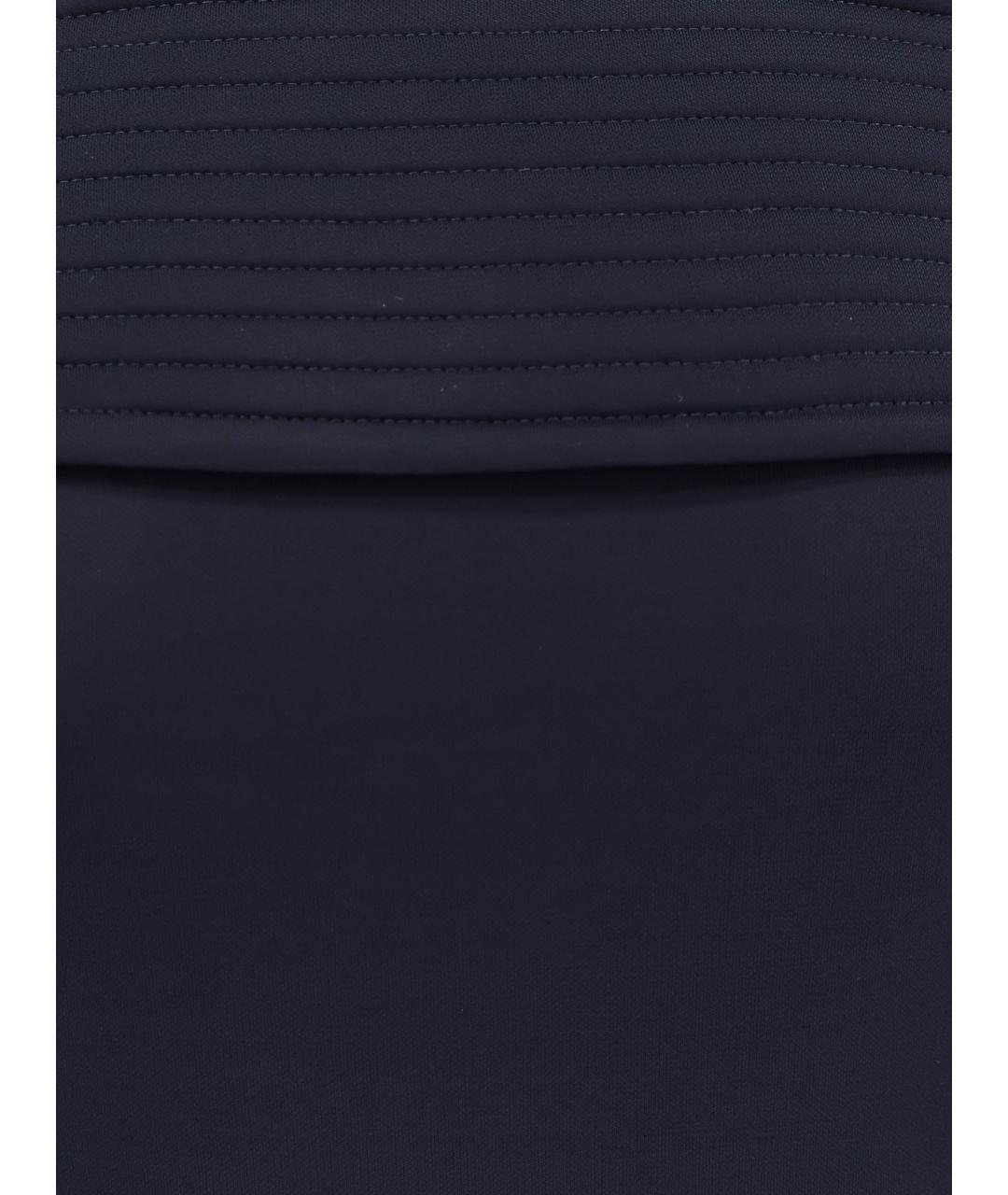 ALAIA Темно-синее вискозное вечернее платье, фото 3