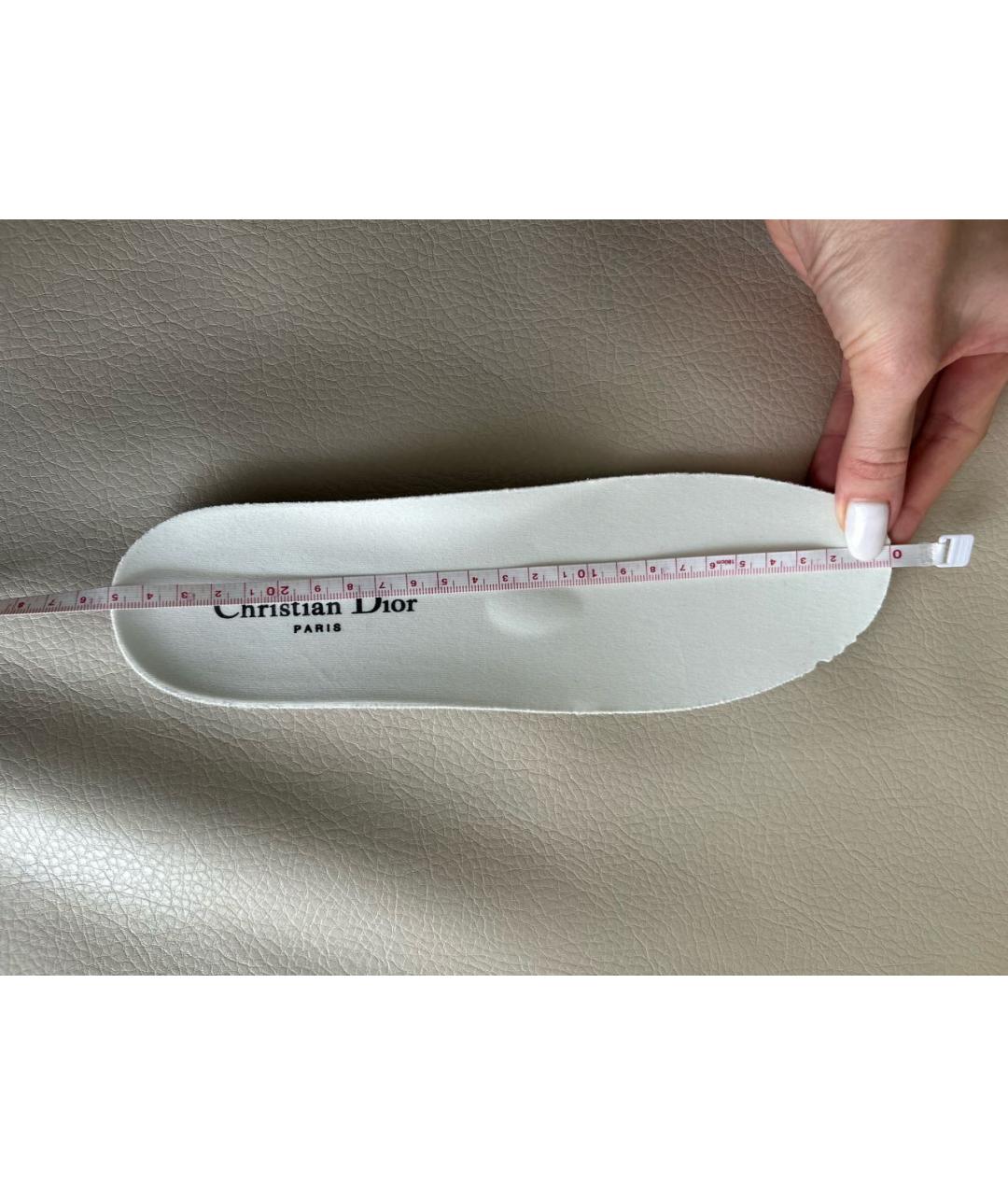 CHRISTIAN DIOR Белые текстильные кроссовки, фото 8