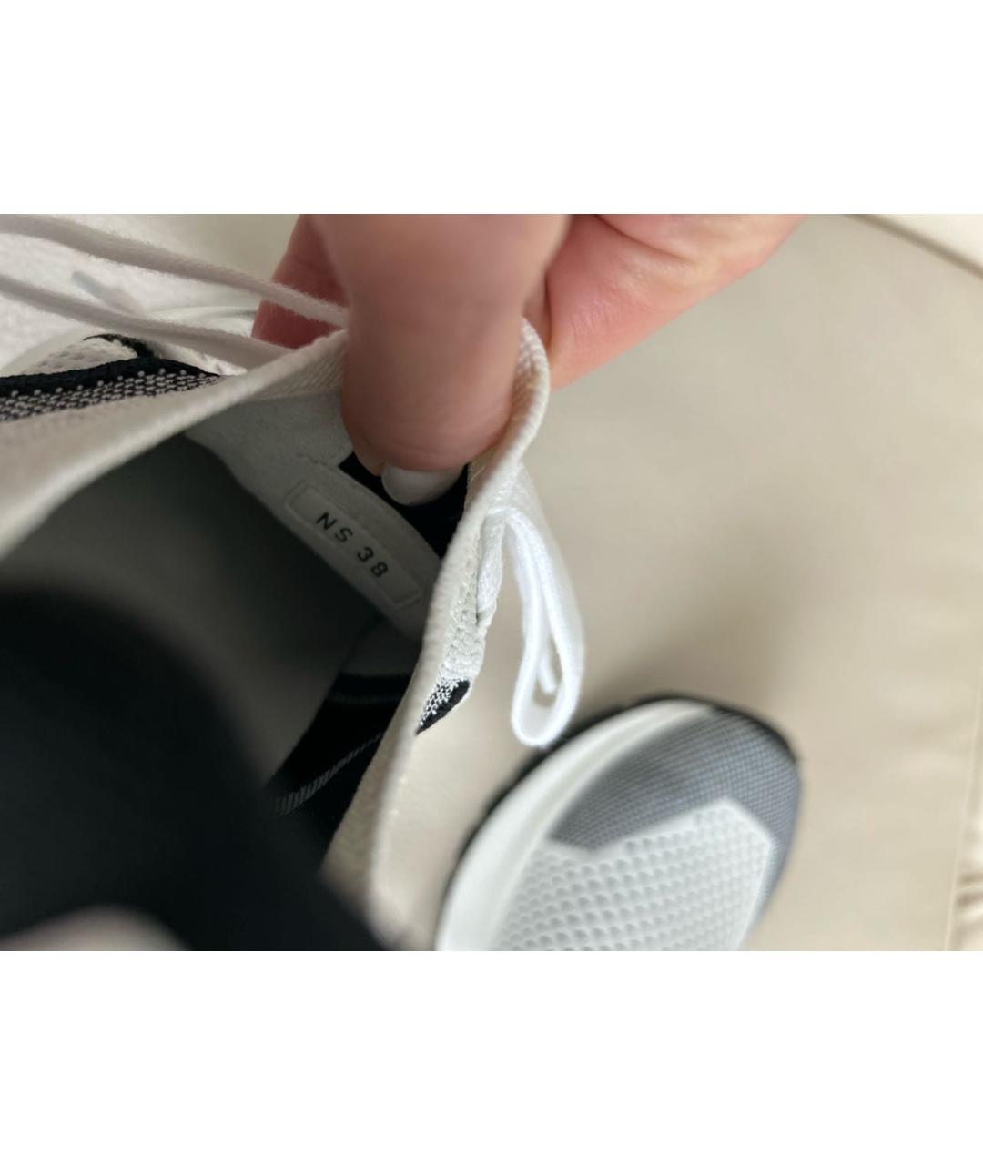 CHRISTIAN DIOR Белые текстильные кроссовки, фото 6