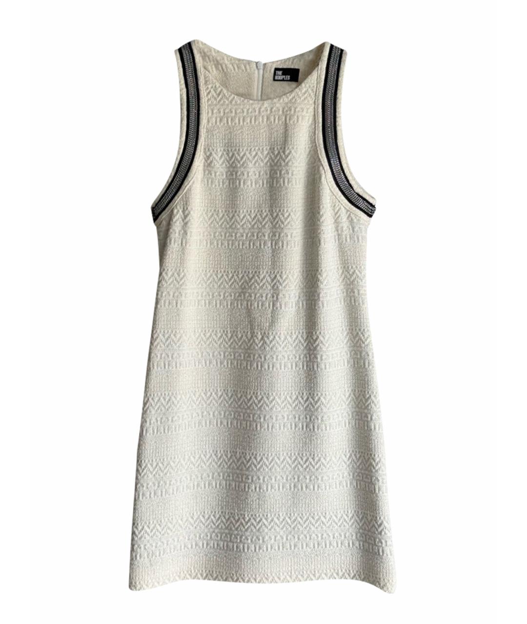 THE KOOPLES Белое хлопковое повседневное платье, фото 1