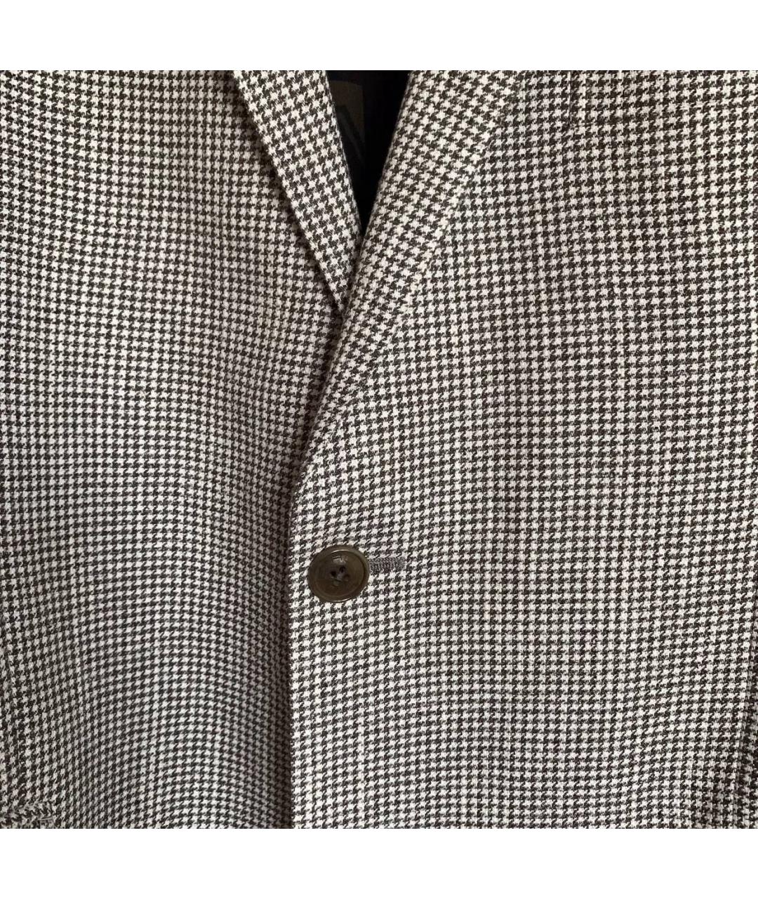 ETRO Бежевый шерстяной пиджак, фото 4