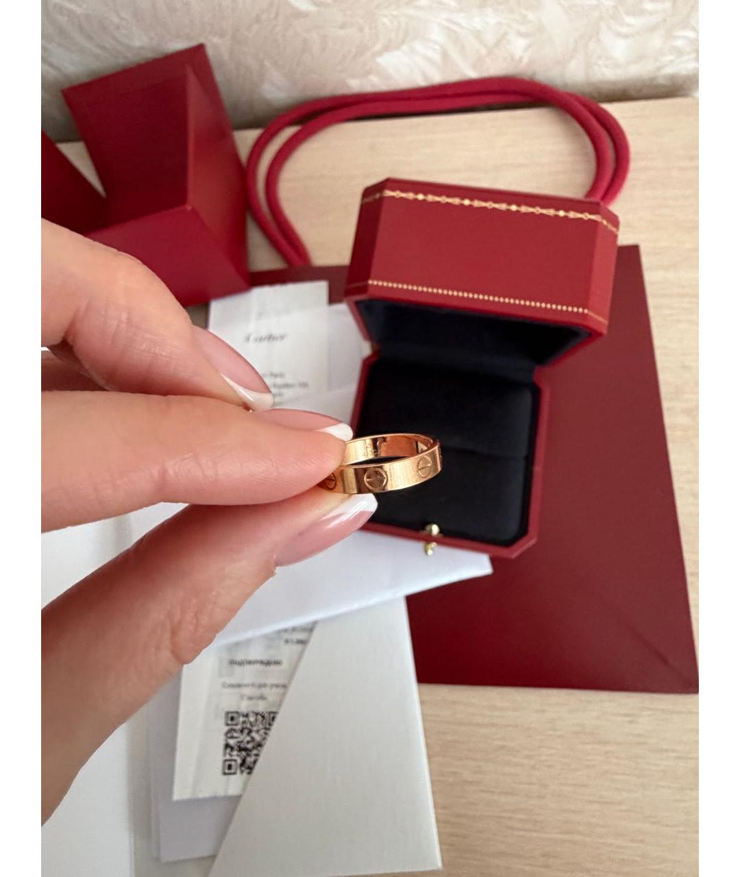 CARTIER Золотое кольцо из розового золота, фото 3