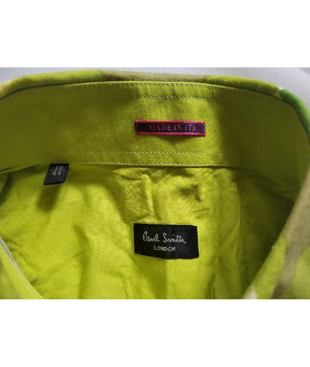 PAUL SMITH Мульти хлопковая кэжуал рубашка, фото 3