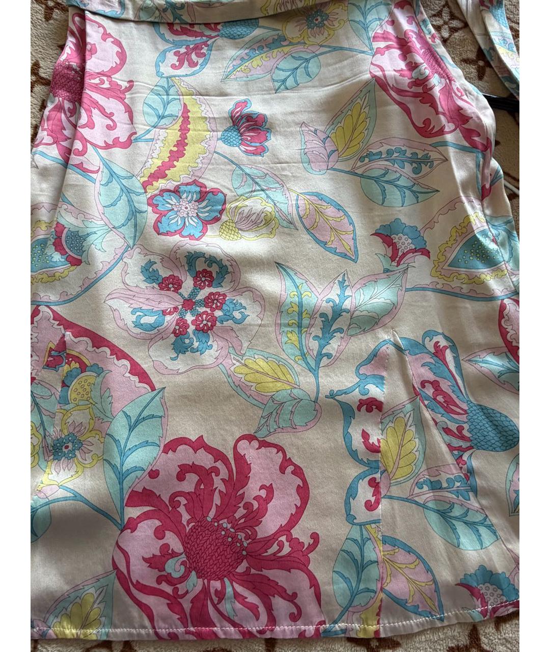 ESCADA Мульти шелковая юбка миди, фото 8