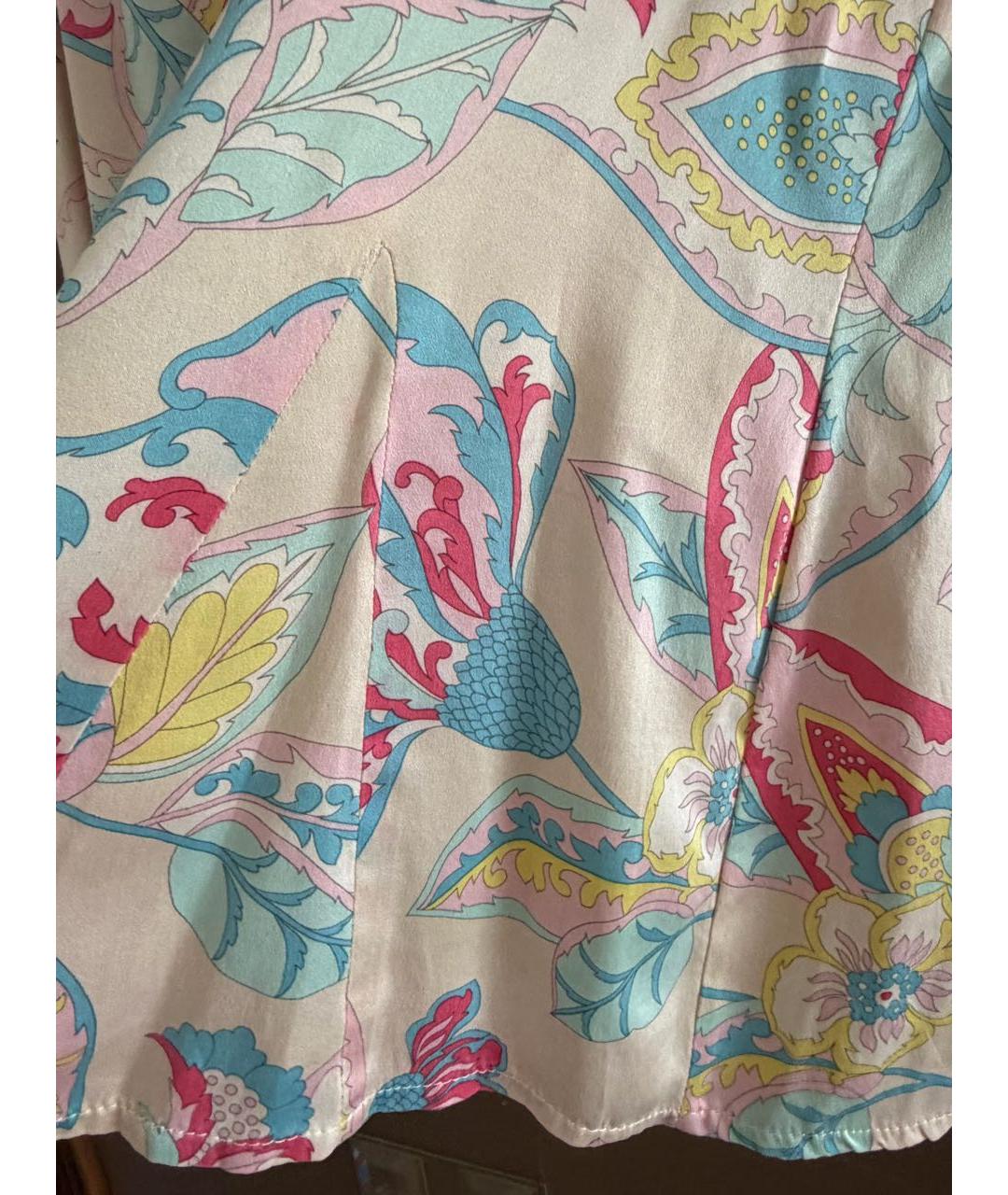 ESCADA Мульти шелковая юбка миди, фото 4