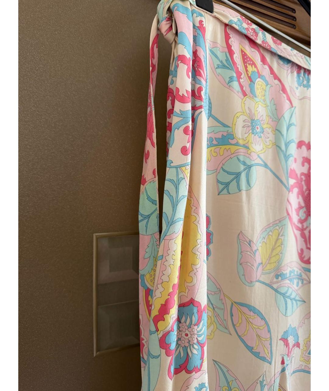 ESCADA Мульти шелковая юбка миди, фото 6