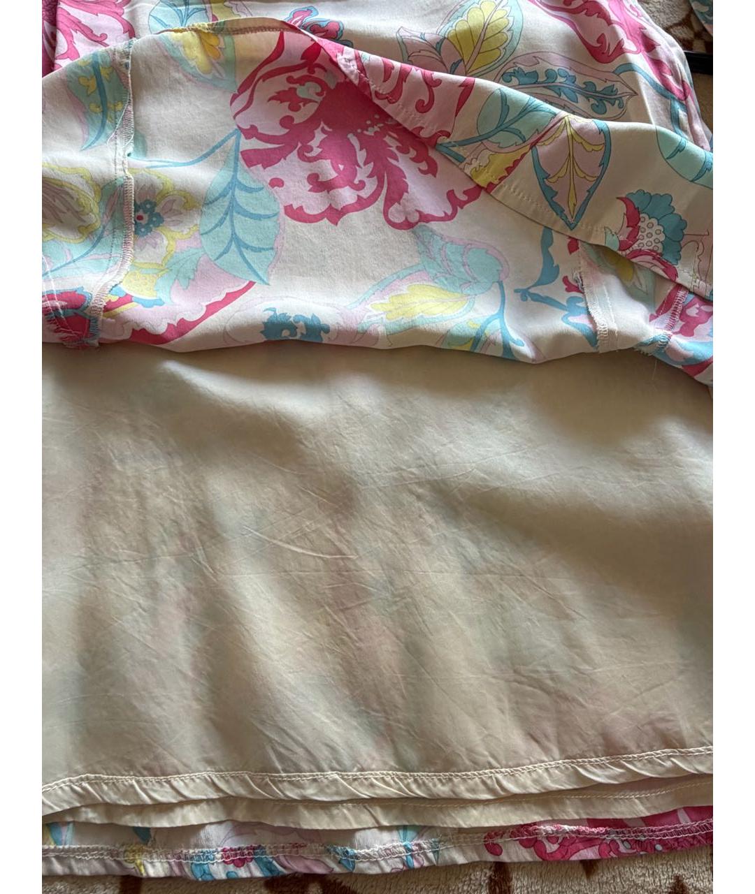 ESCADA Мульти шелковая юбка миди, фото 5