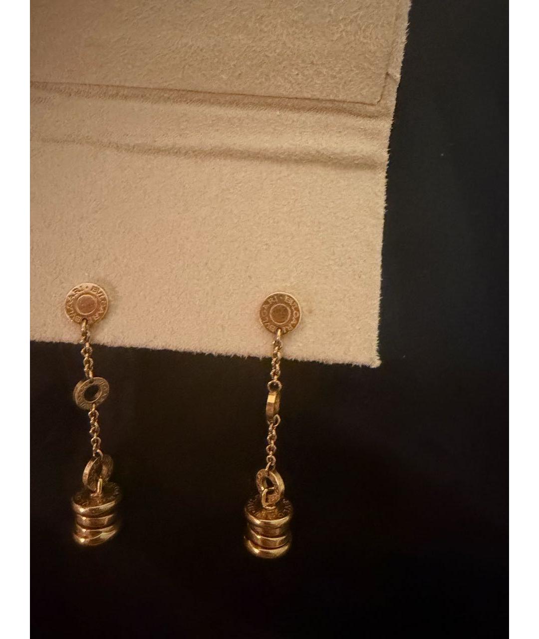 BVLGARI Золотые серьги из желтого золота, фото 3