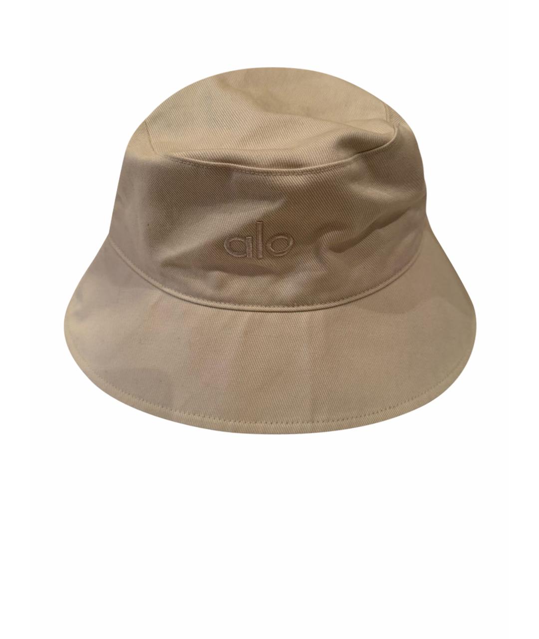 ALO YOGA Белая хлопковая панама, фото 1