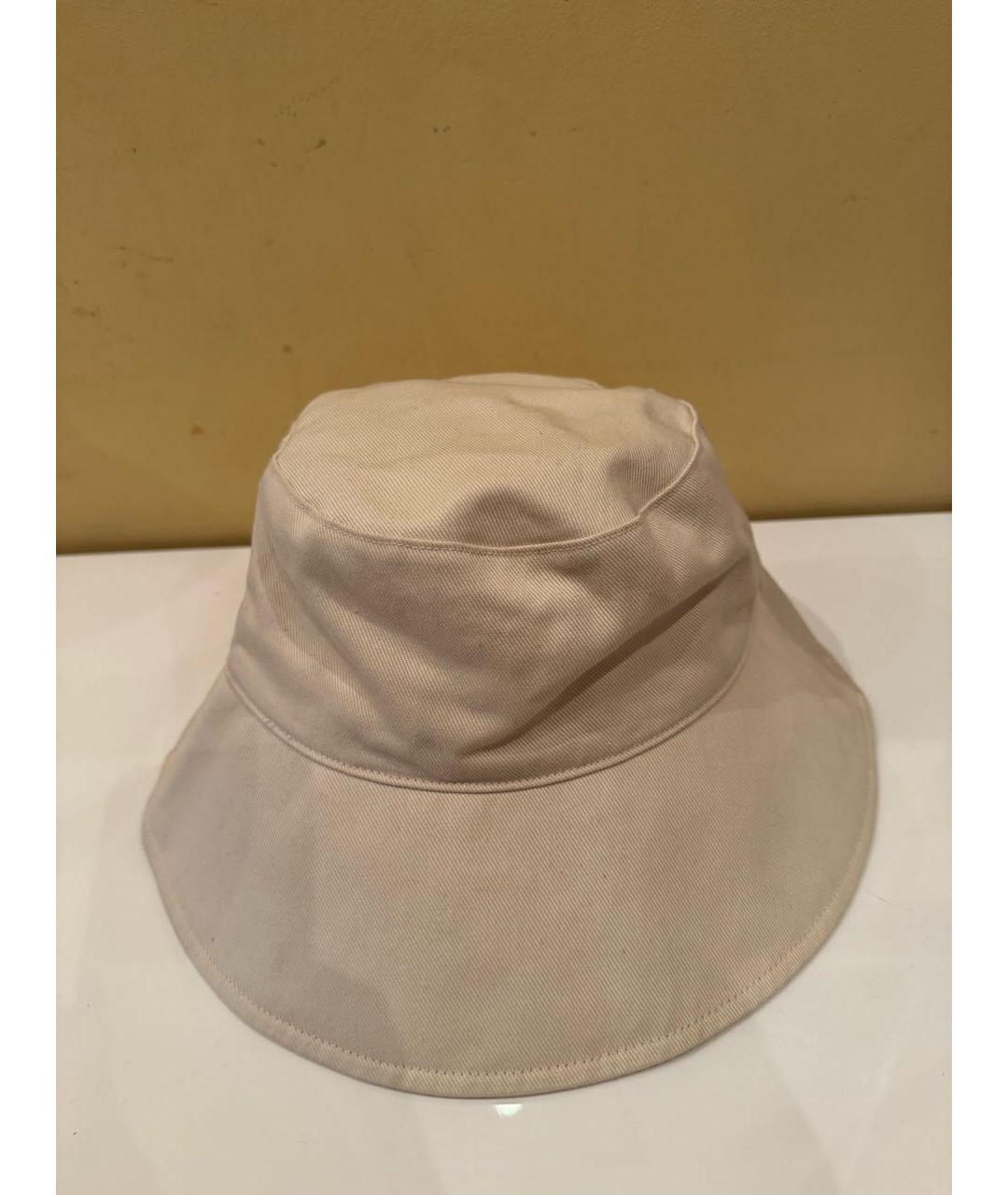 ALO YOGA Белая хлопковая панама, фото 2