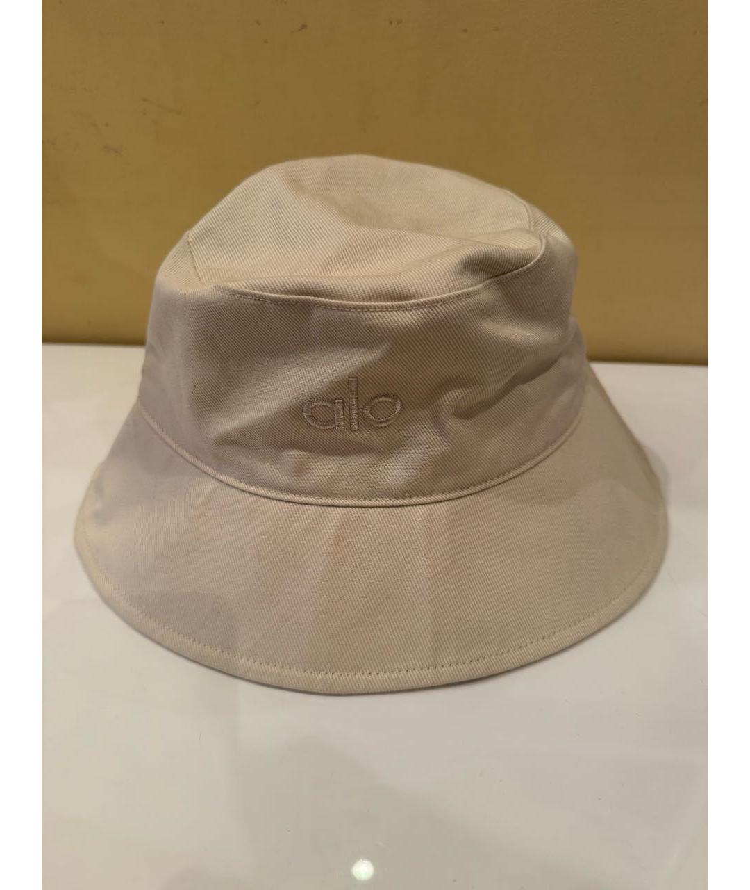 ALO YOGA Белая хлопковая панама, фото 4