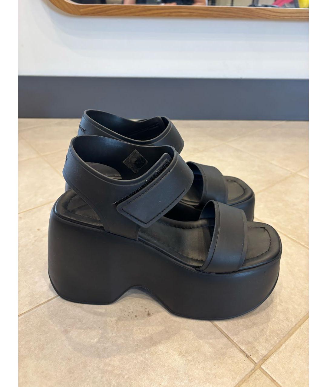 VIC MATIE Черные босоножки, фото 8