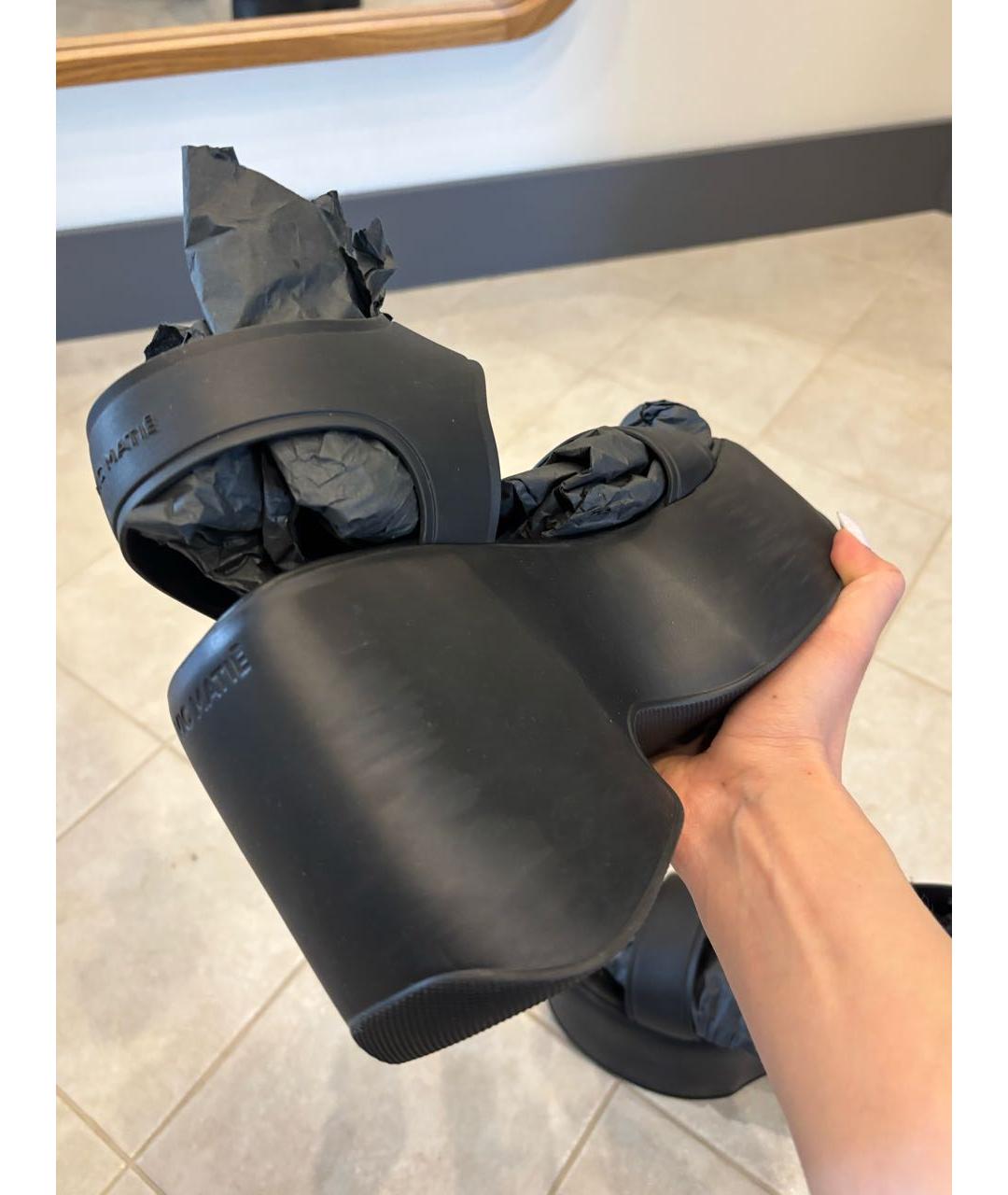 VIC MATIE Черные босоножки, фото 7