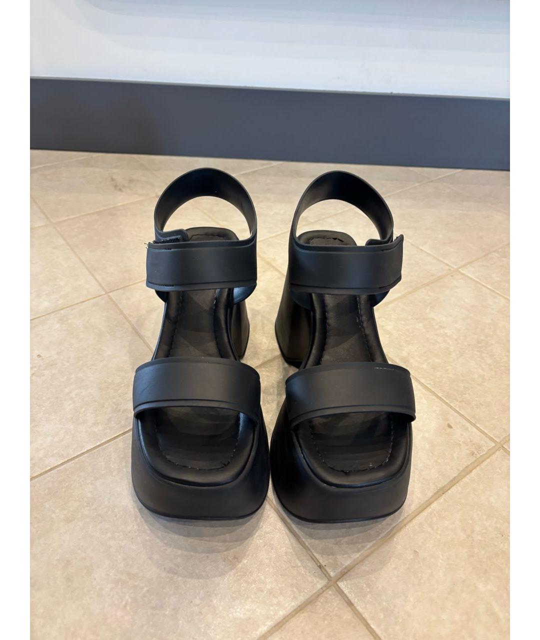 VIC MATIE Черные босоножки, фото 2